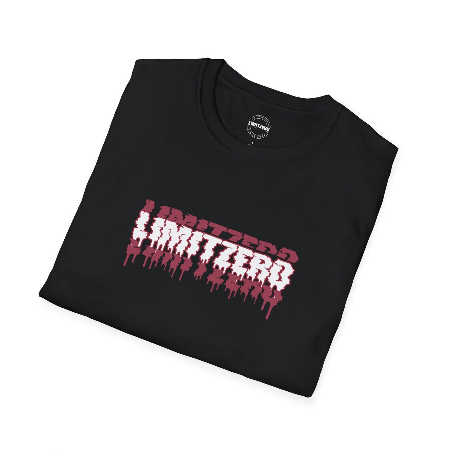 LimitZero Glitch Maroon Logo Tee (US Market)