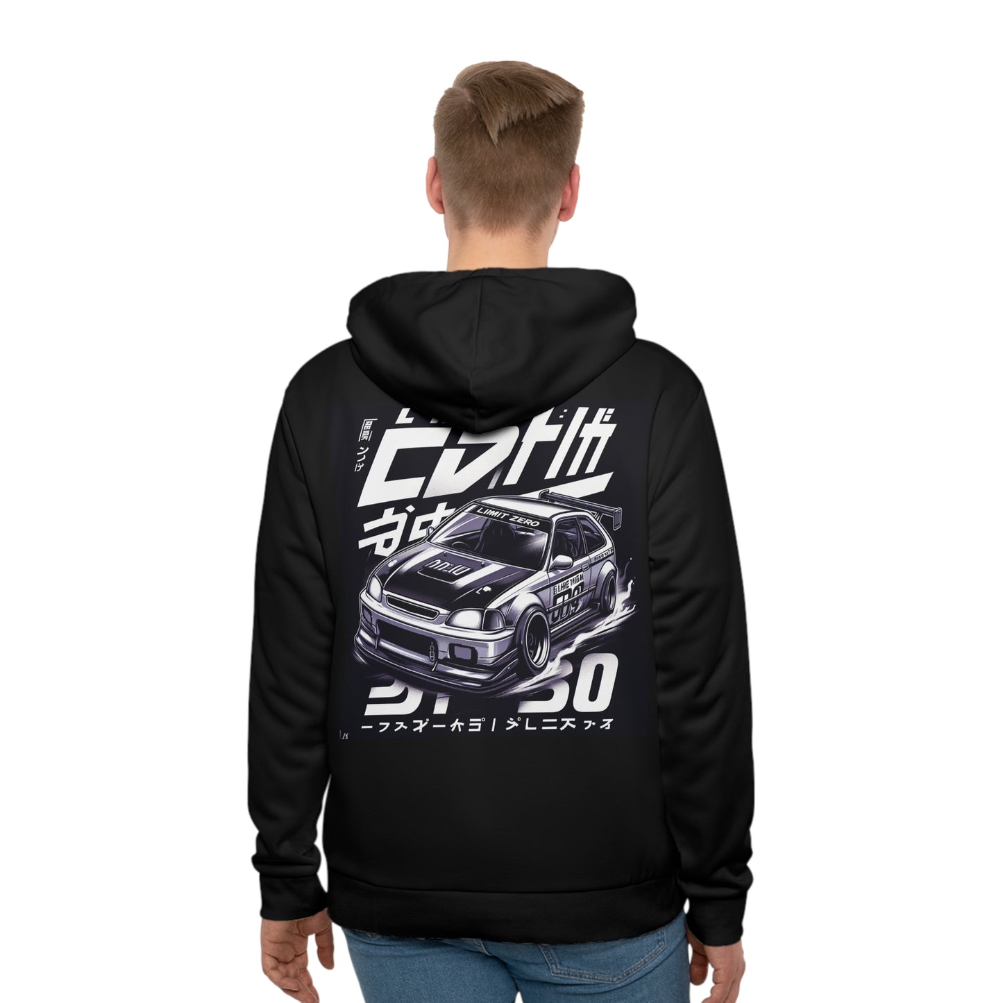 LimitZero Initial.DD Black&White Japan Hoodie