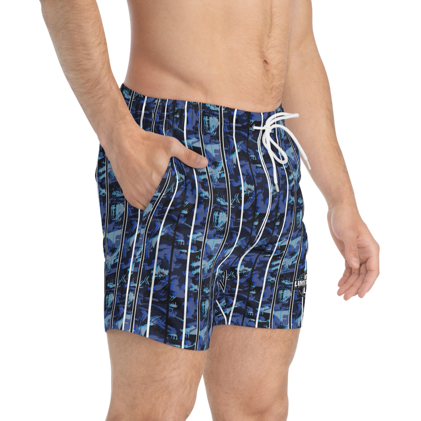 LimitZero Blue Captain Camo with Grey Graffiti Pockets
