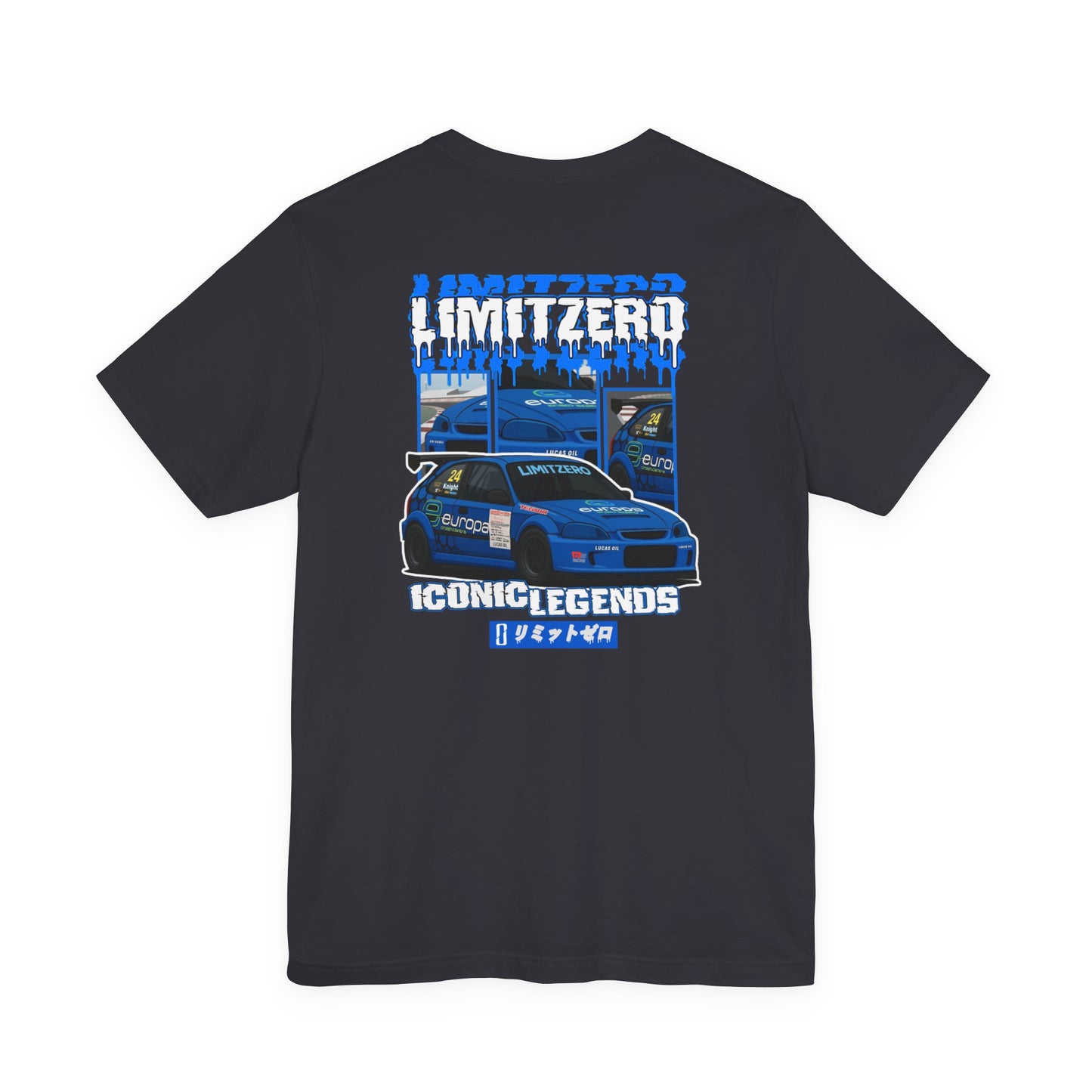 LimitZero Iconic Legends-KnightRacing Unisex Tee
