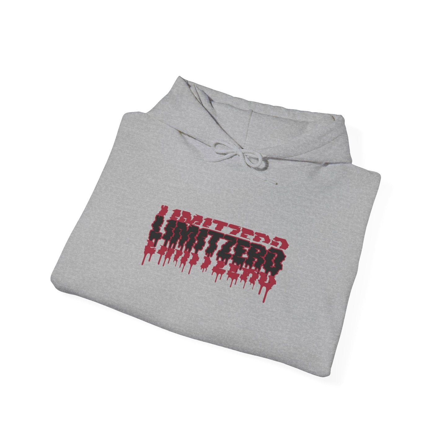LimitZero New Era Grey/Maroon Br0k3n Glitch Unisex Heavy Blend™ Hoodie