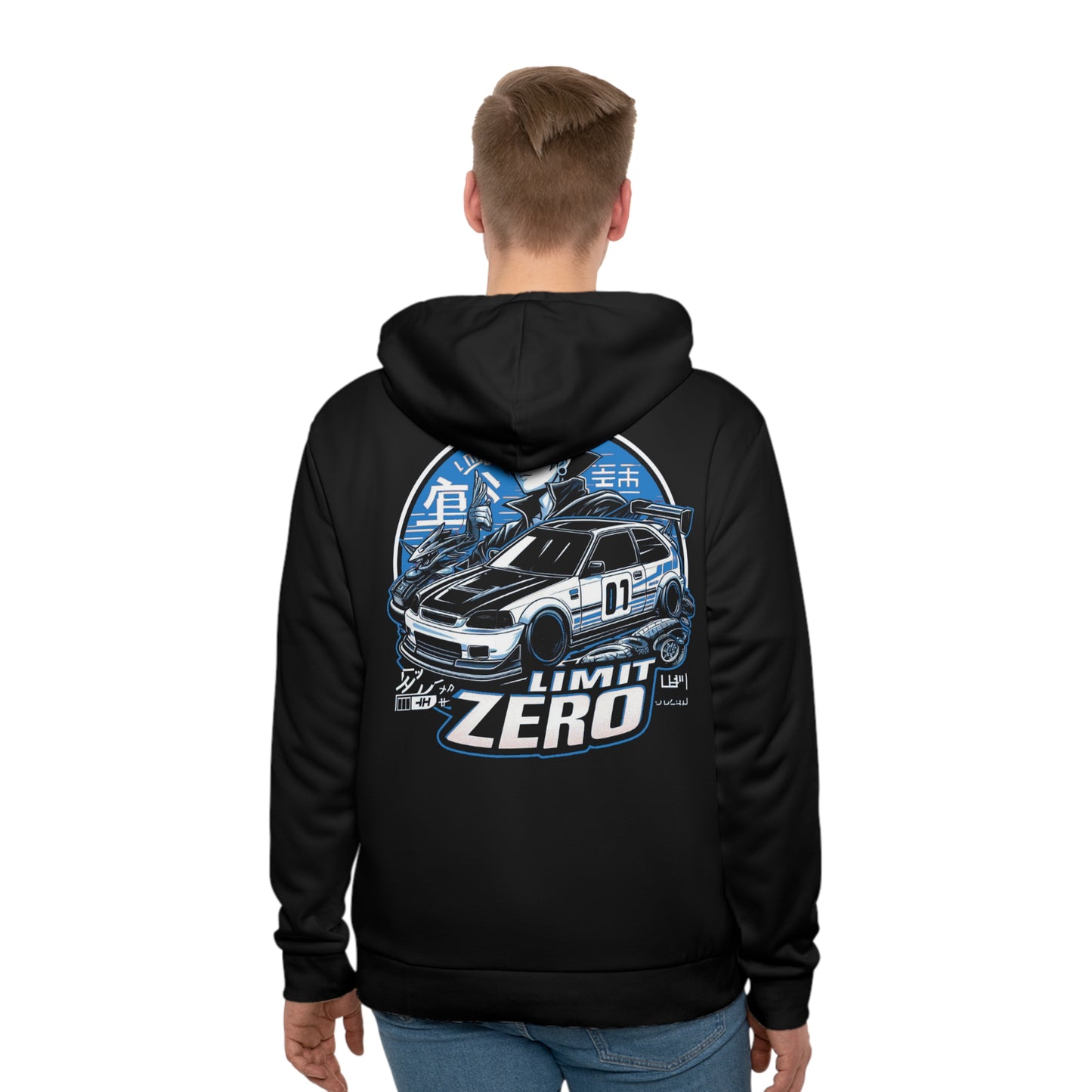 LimitZero Initial.DD White Stage Hoodie