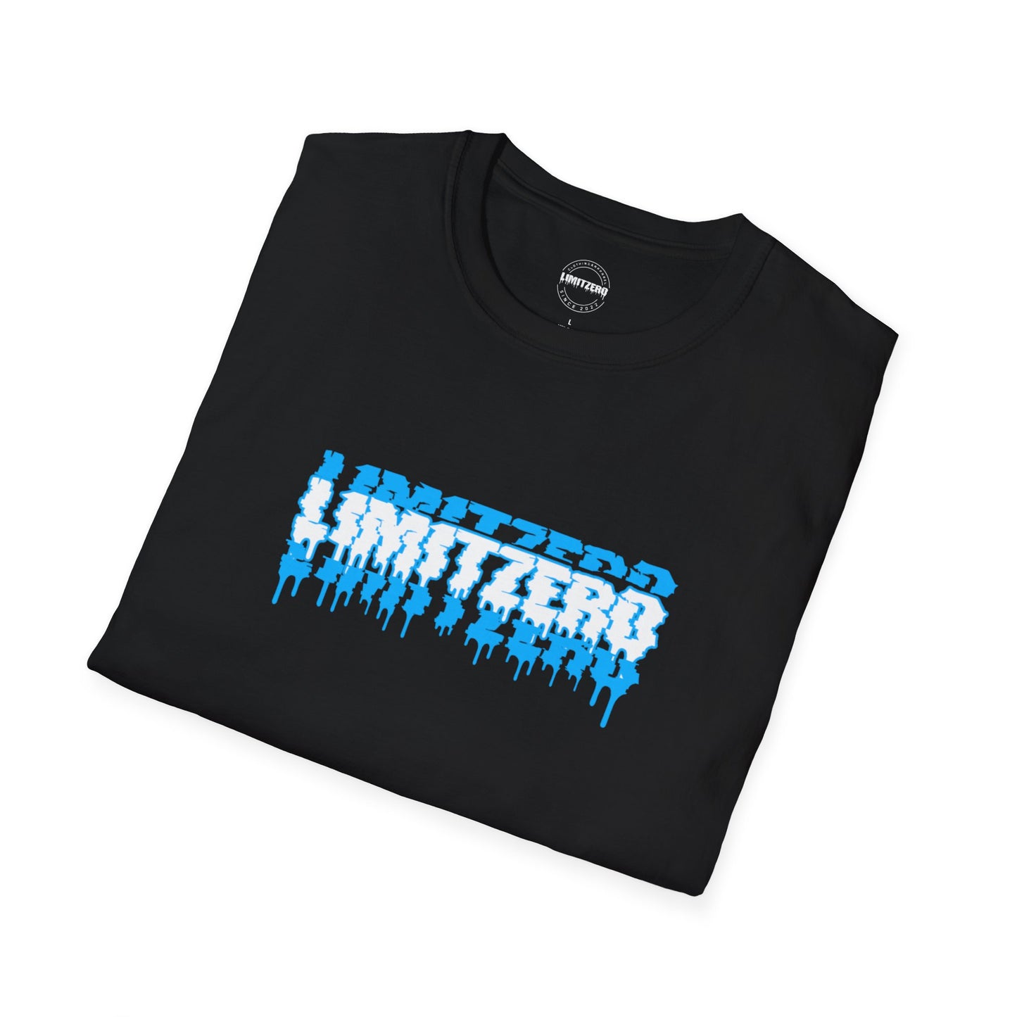 LimitZero Glitch Blue Logo Tee (US Market)