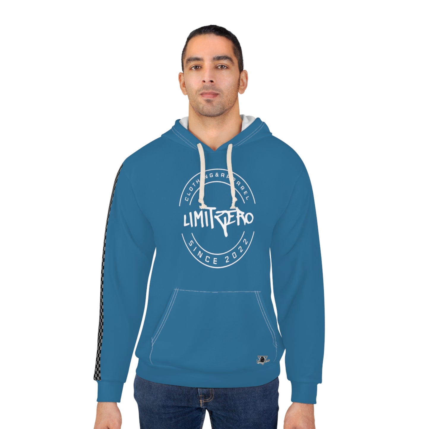 LimitZero Dark Blue Unisex Pullover Hoodie