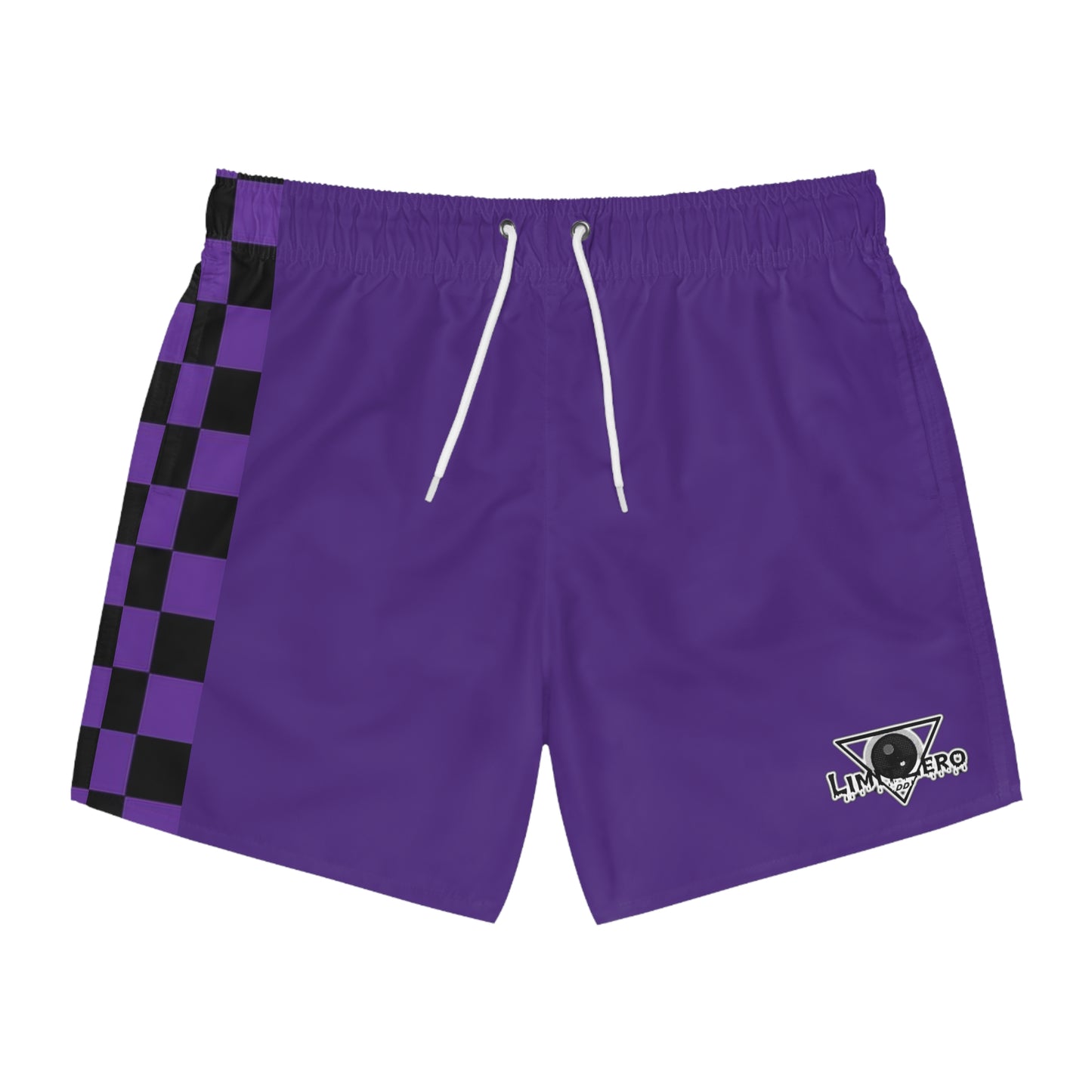 LimitZero checkered Purple Surf Shorts