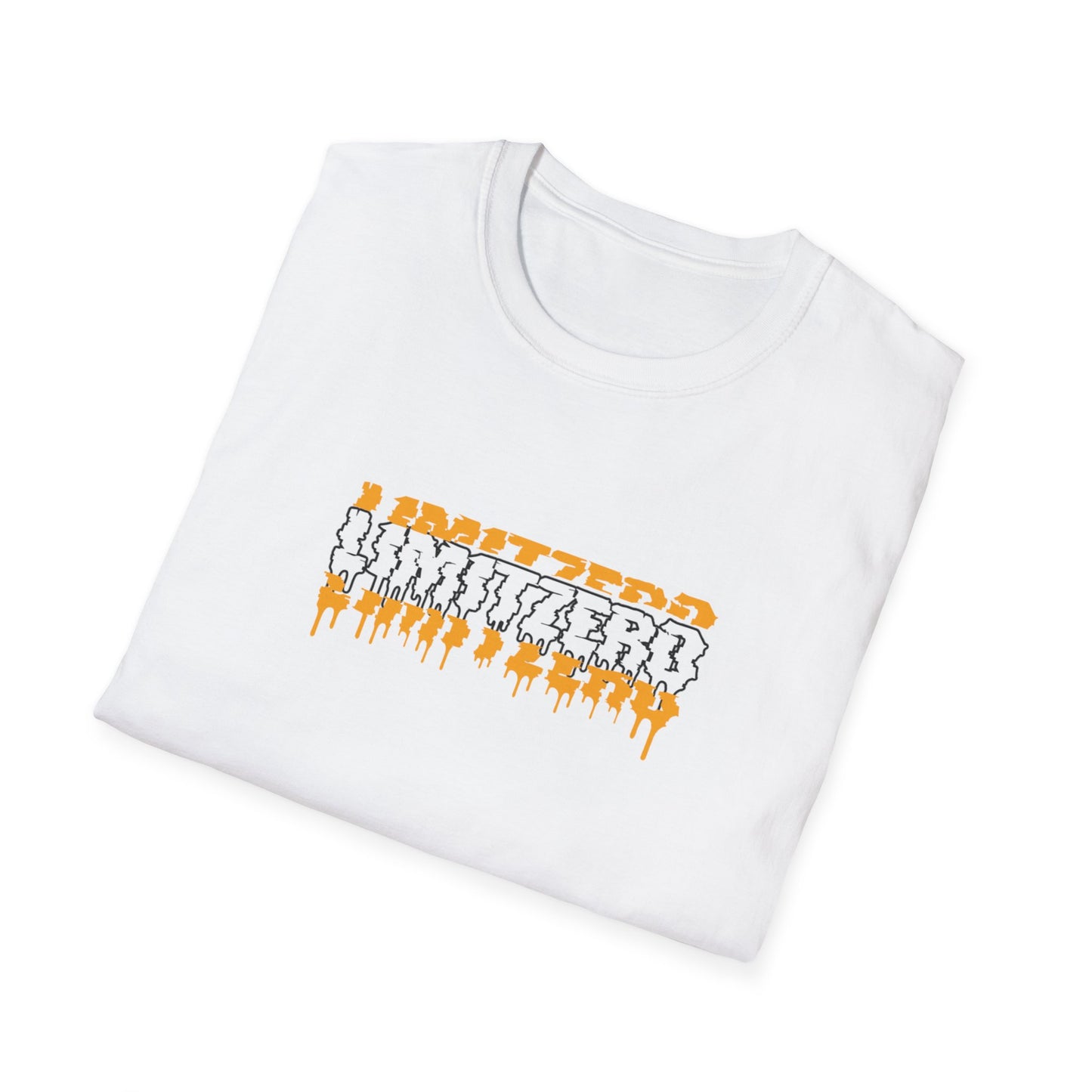 LimitZero Front New Era Glitch Orange Logo Tee