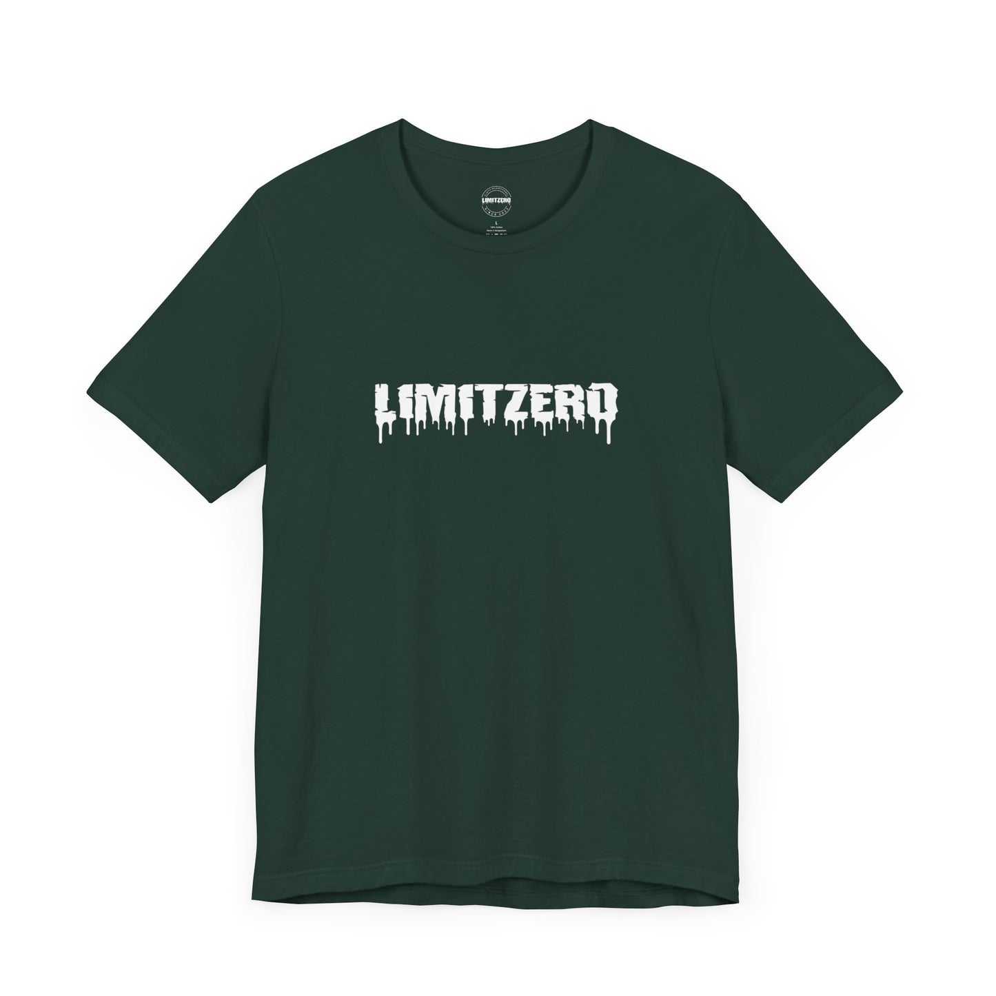LimitZero Front New Era Drip White Logo Tee