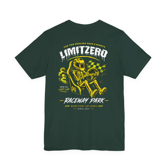 LimitZero Raceway Souvenir GldnGrn Unisex T