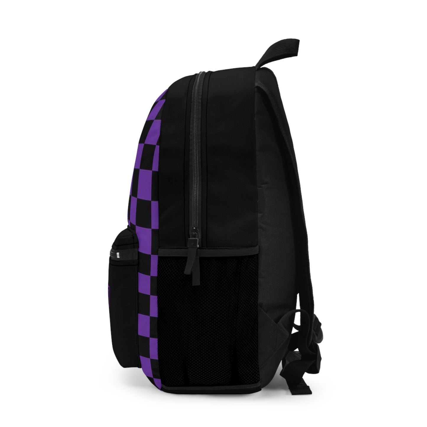 LimitZero Purple Chequered Backpack