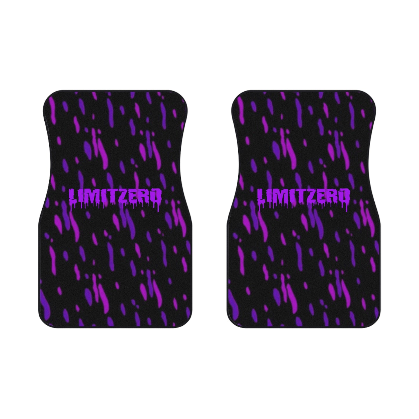 LimitZero Purple Confetti V2 Car Mats (2x Front)