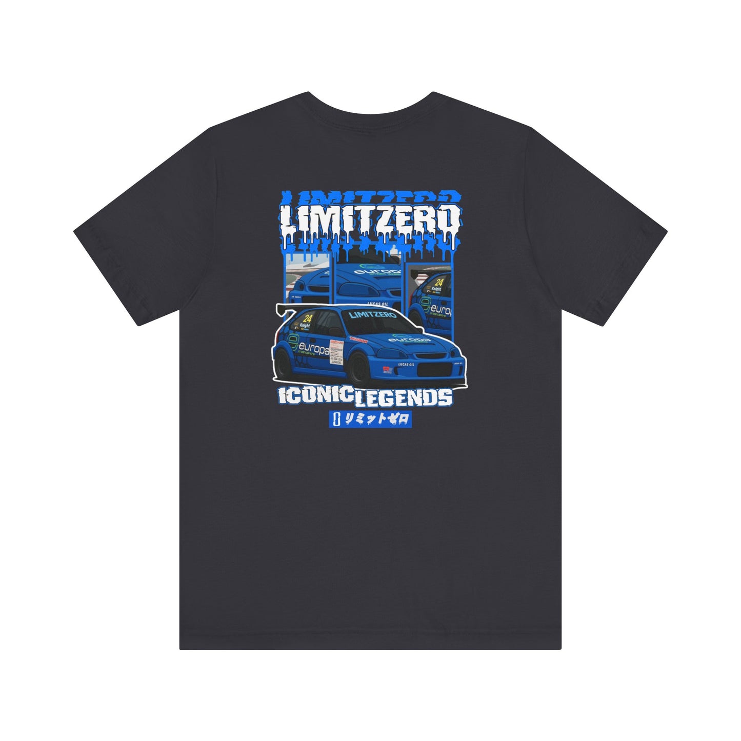 LimitZero Iconic Legends-KnightRacing Unisex Tee