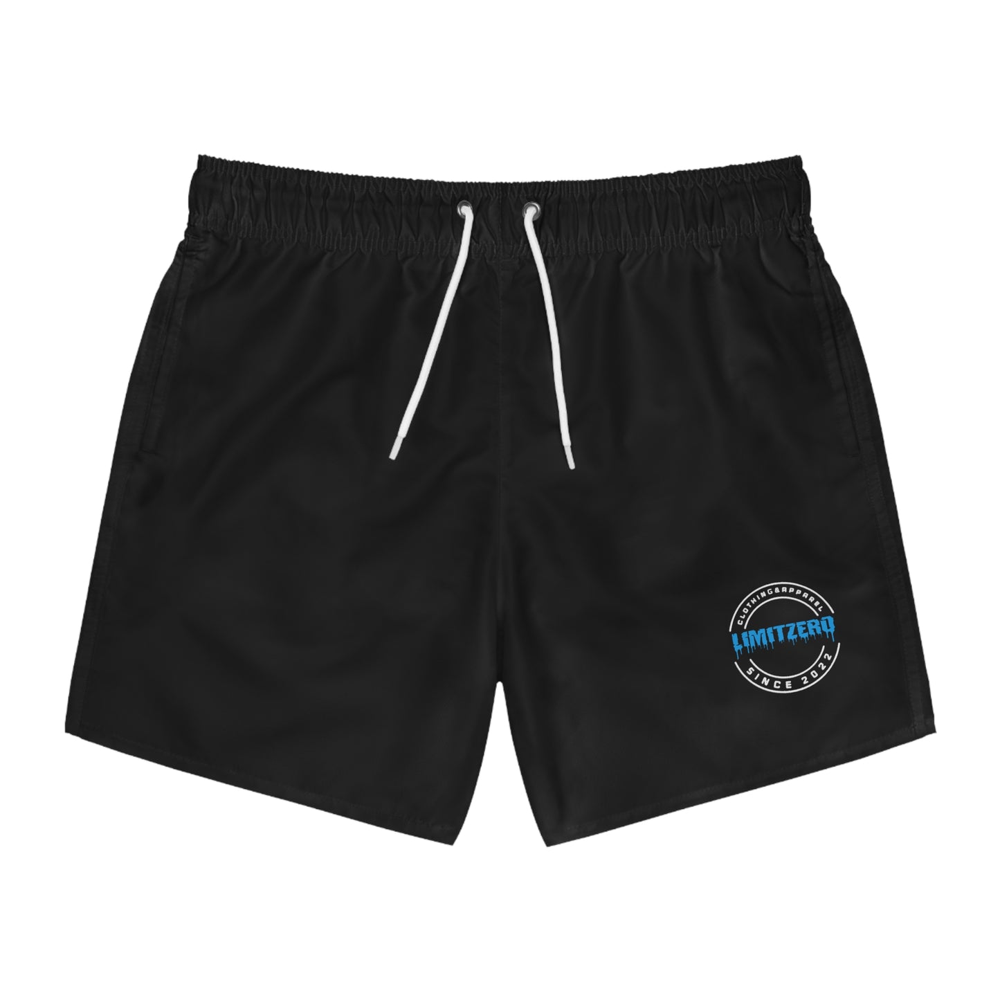 LimitZero Plain Surf Shorts with Graffiti Pockets