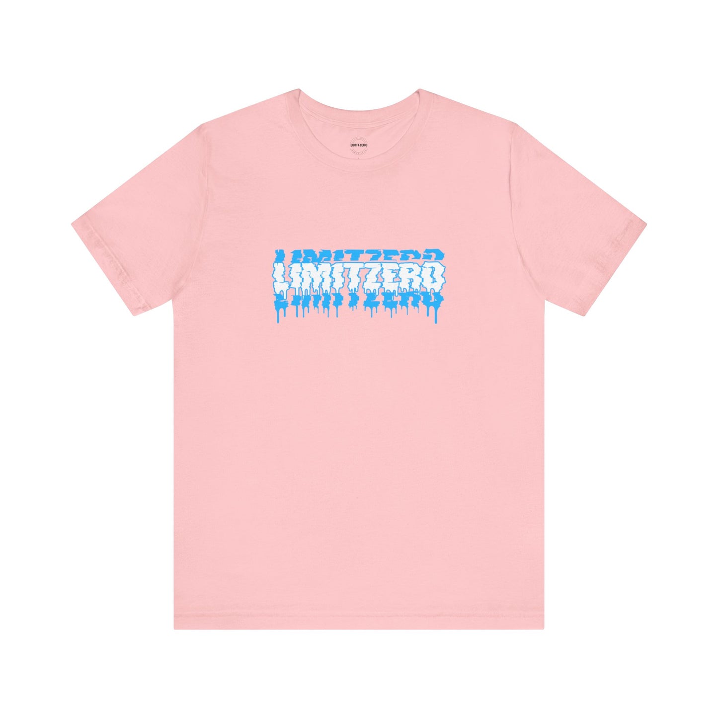 LimitZero Front New Era Glitch Blue Logo Tee