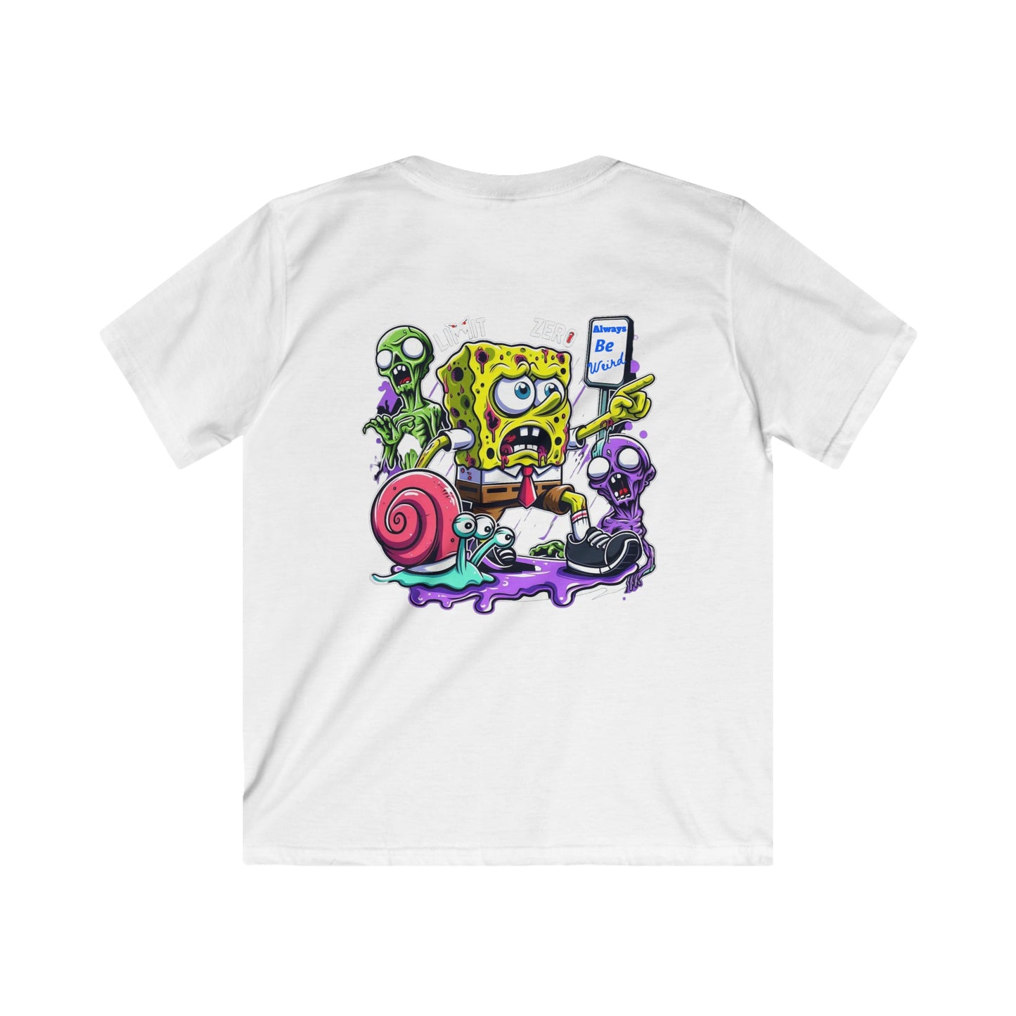 LimitZero Always Be Weird Kids Softstyle T