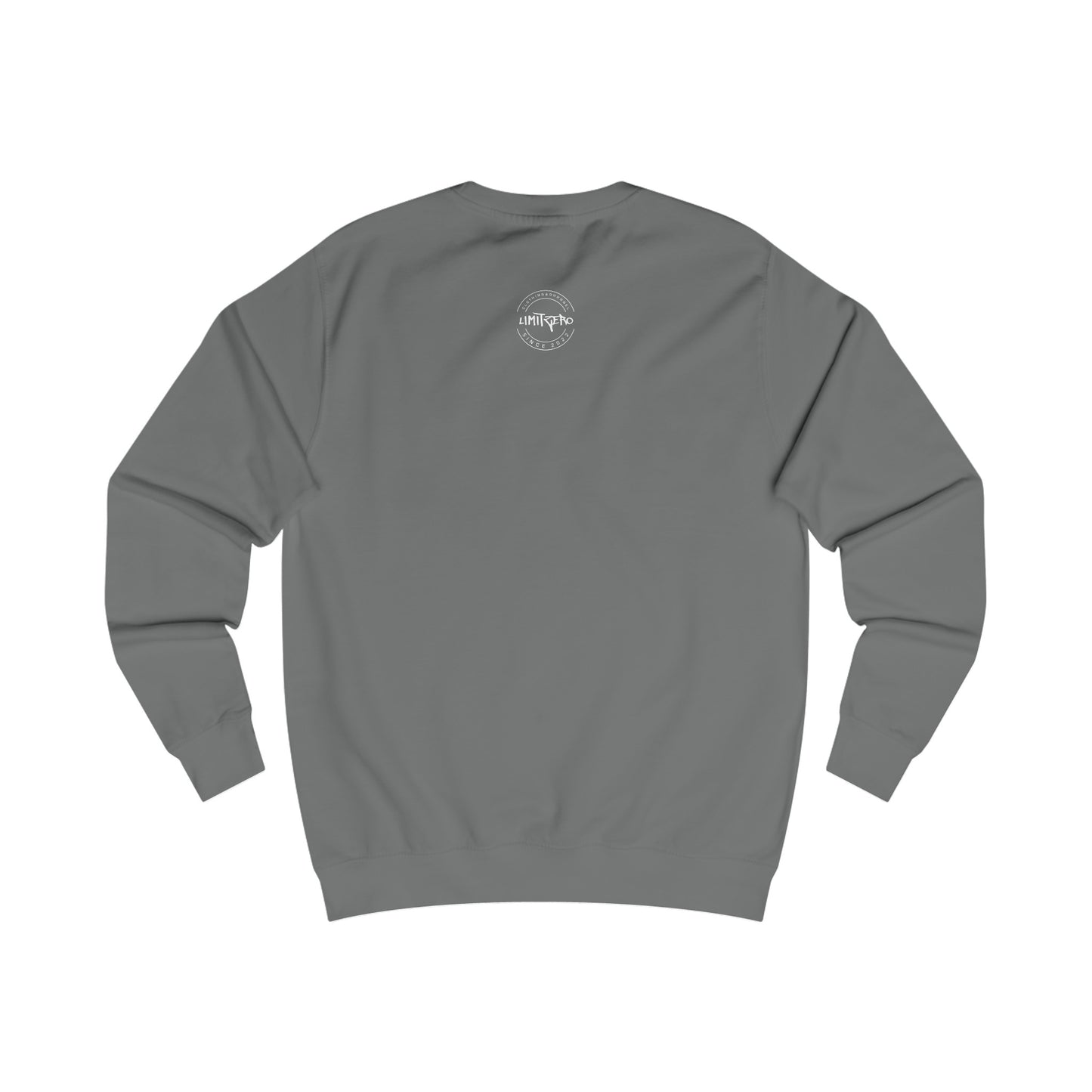 LimitZero Drip-Dye Grey Unisex Sweatshirt