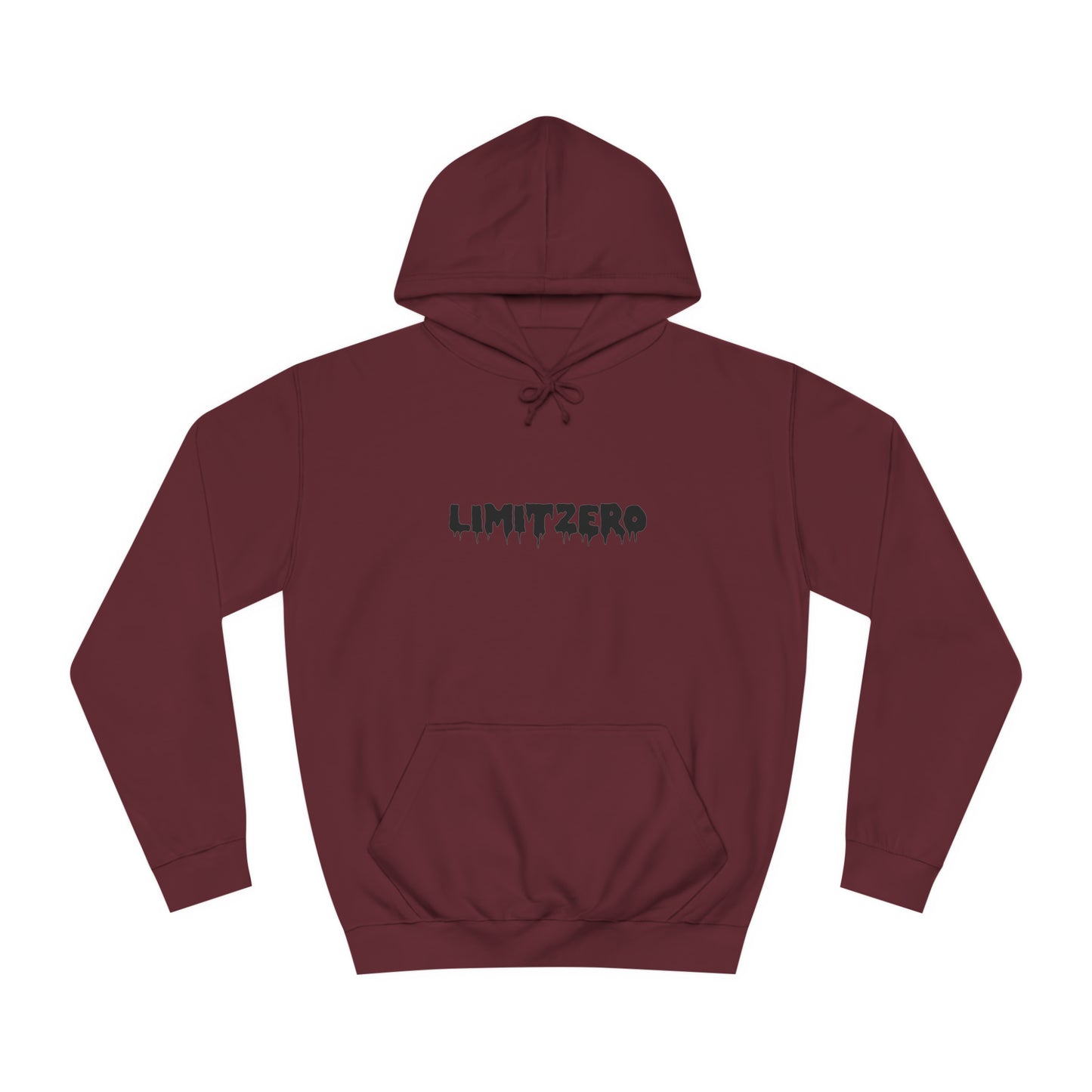 LimitZero Black Drip Logo Hoodie