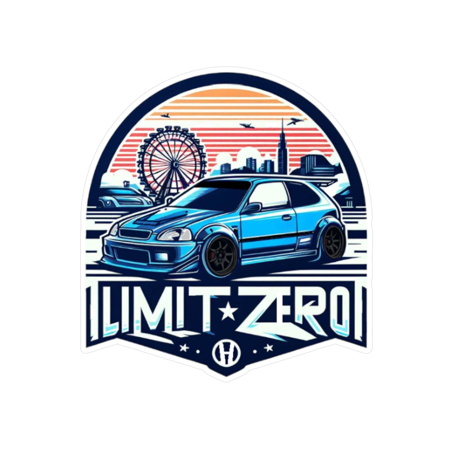 LimitZero City Hatch Bubble-Free Sticker