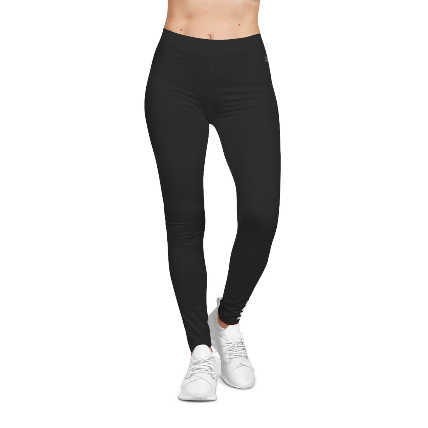 LimitZero Women's Black w White New Era Leggings – Yoga Pants