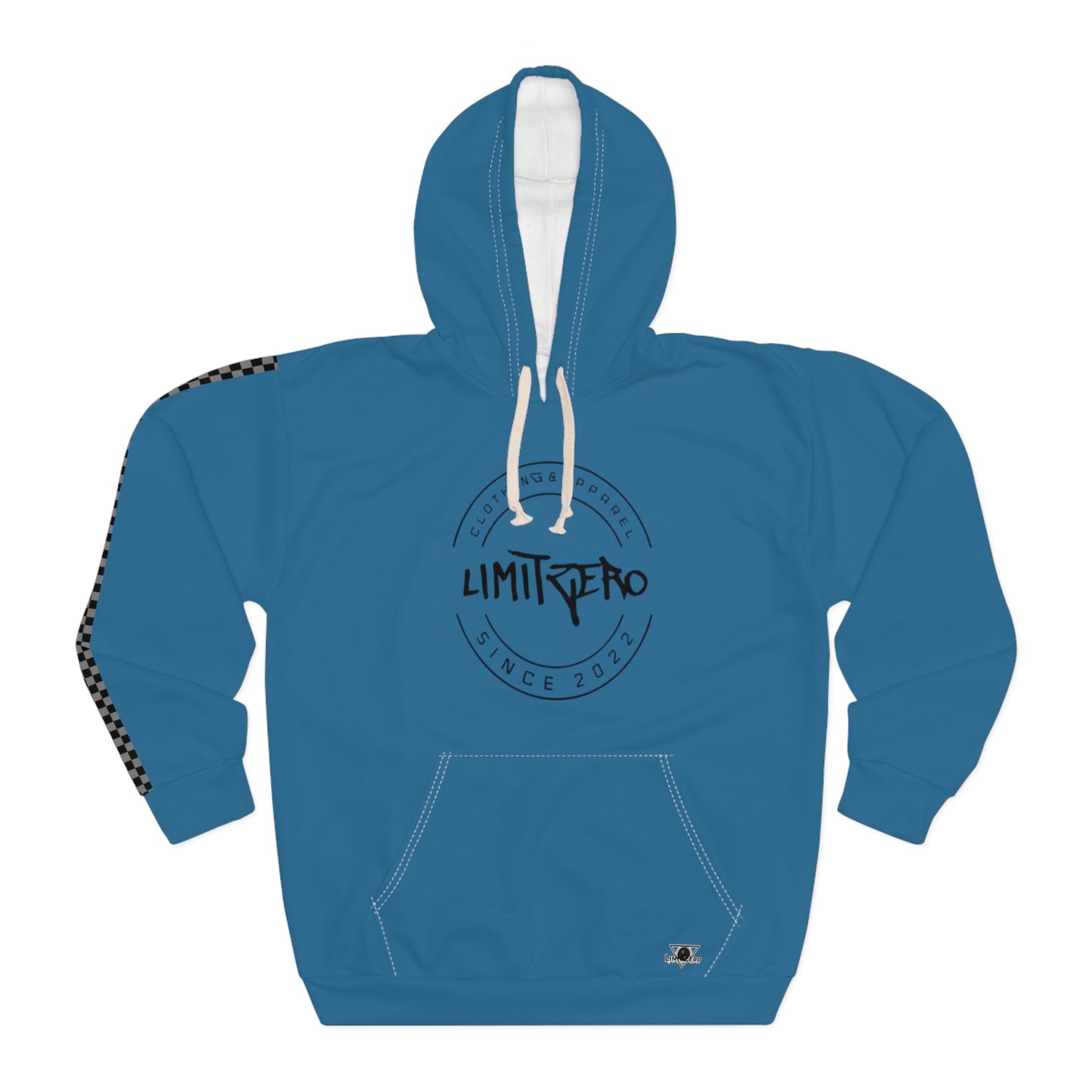 LimitZero Dark Blue/Black Unisex Pullover Hoodie