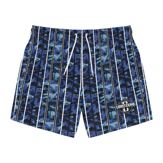 LimitZero Blue Captain Camo with Grey Graffiti Pockets