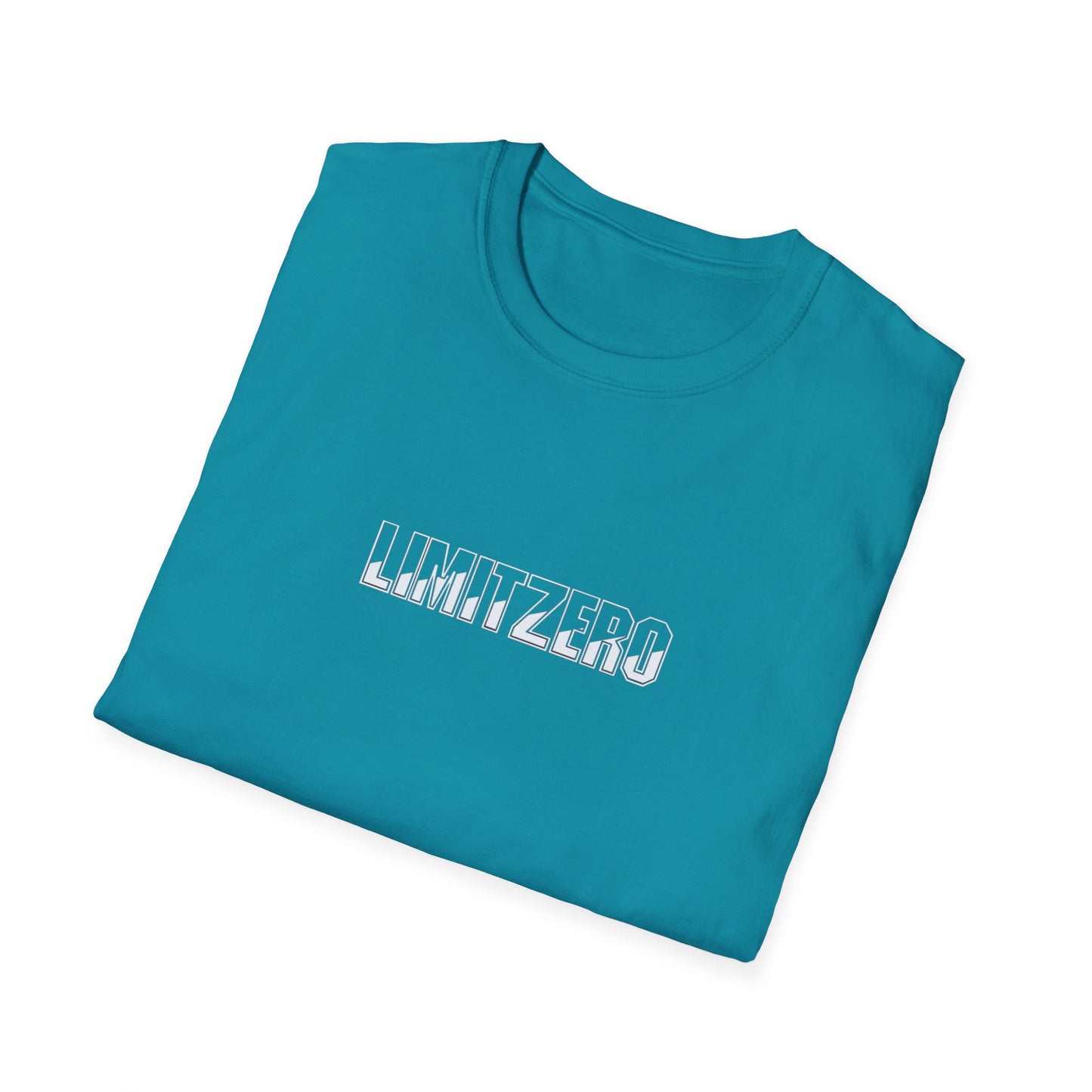 LimitZero Front Half White Logo Tee