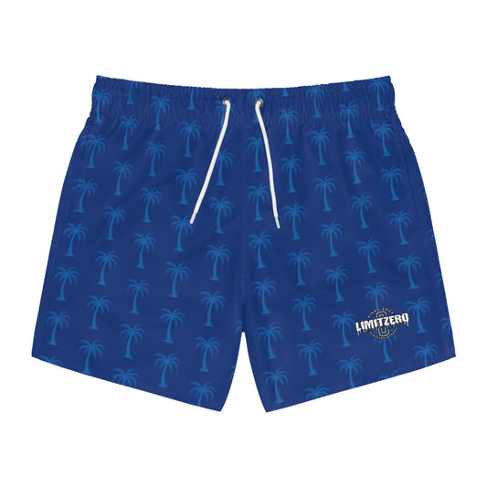 LimitZero DarkPalm Surf Shorts with Grey Graffiti Pockets