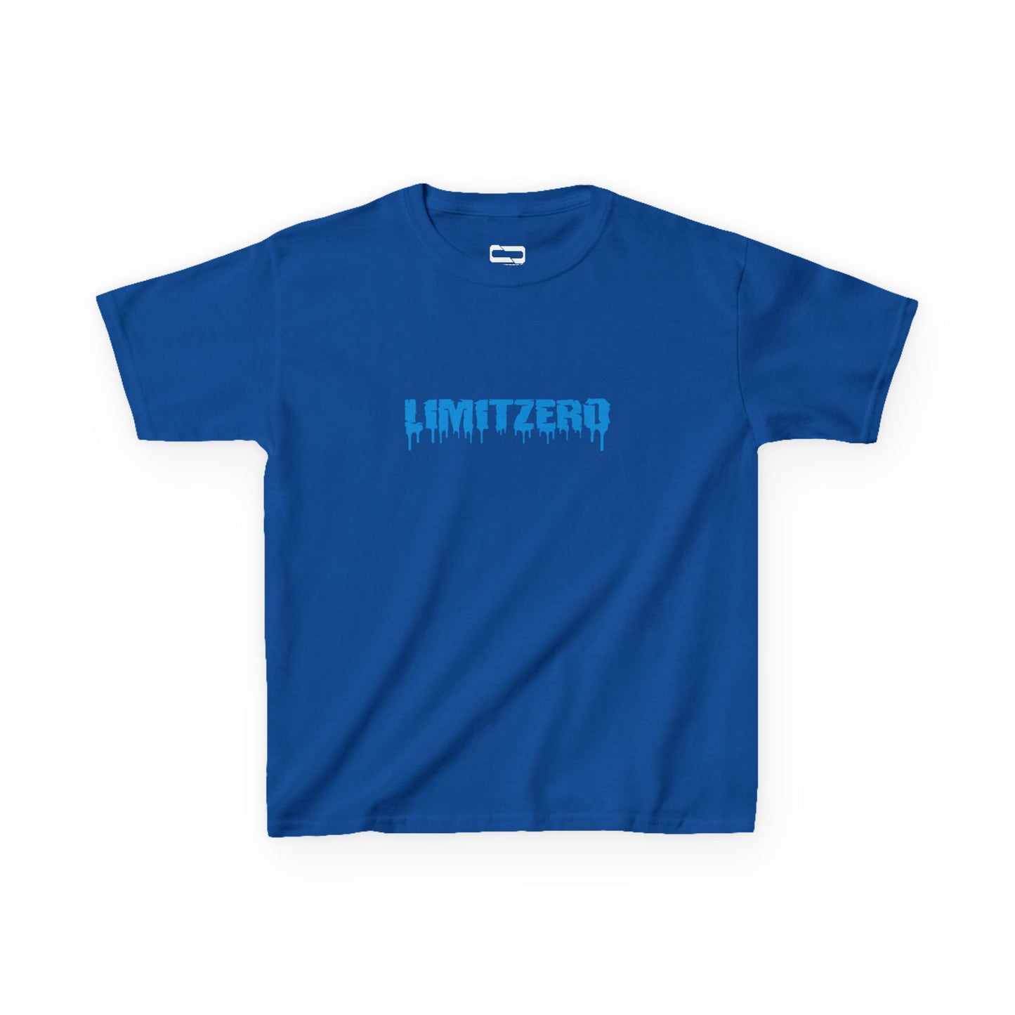 LimitZero Kids Heavy Cotton™ New Era Drip Blue Logo Tee (EU)
