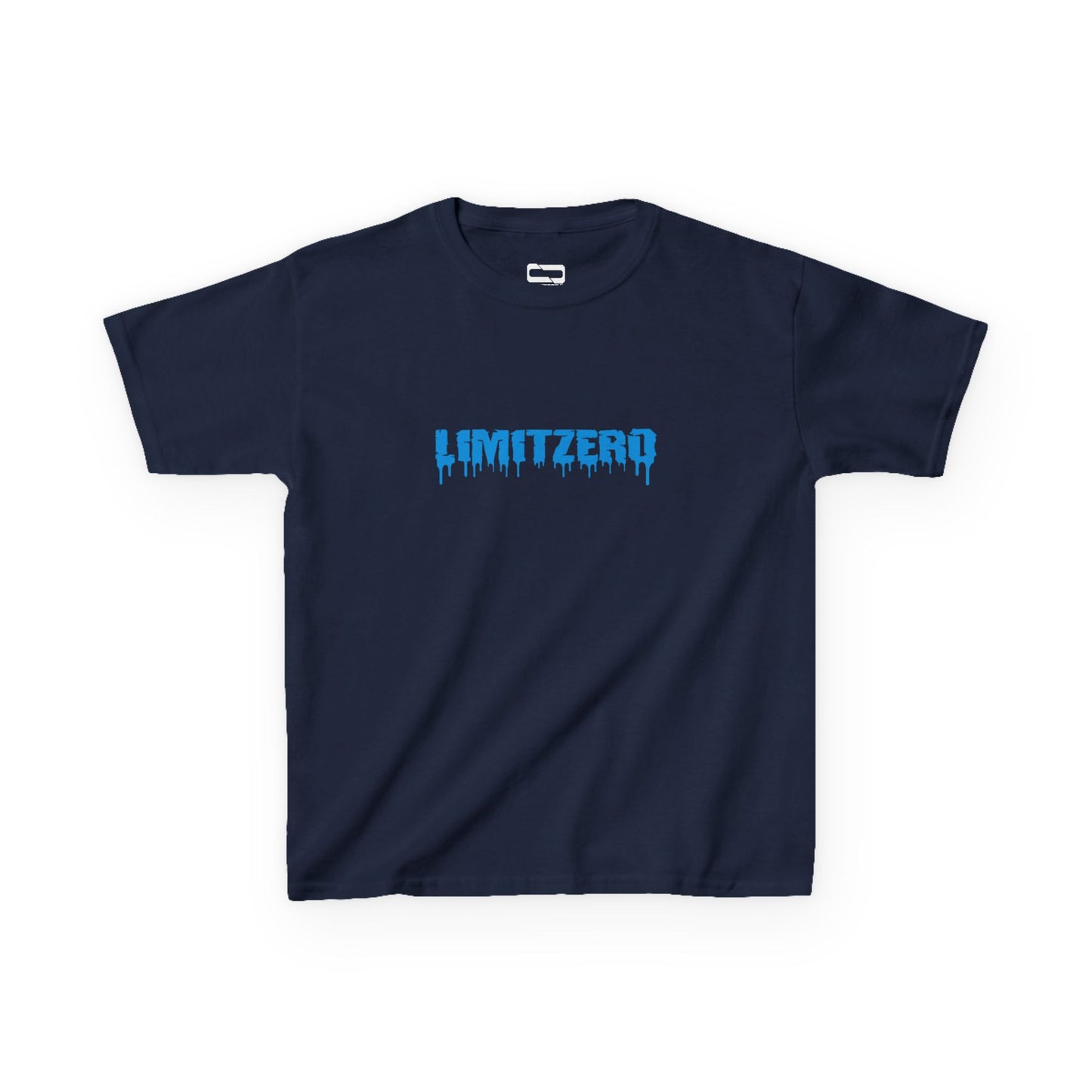 LimitZero Kids Heavy Cotton™ New Era Drip Blue Logo Tee (EU)