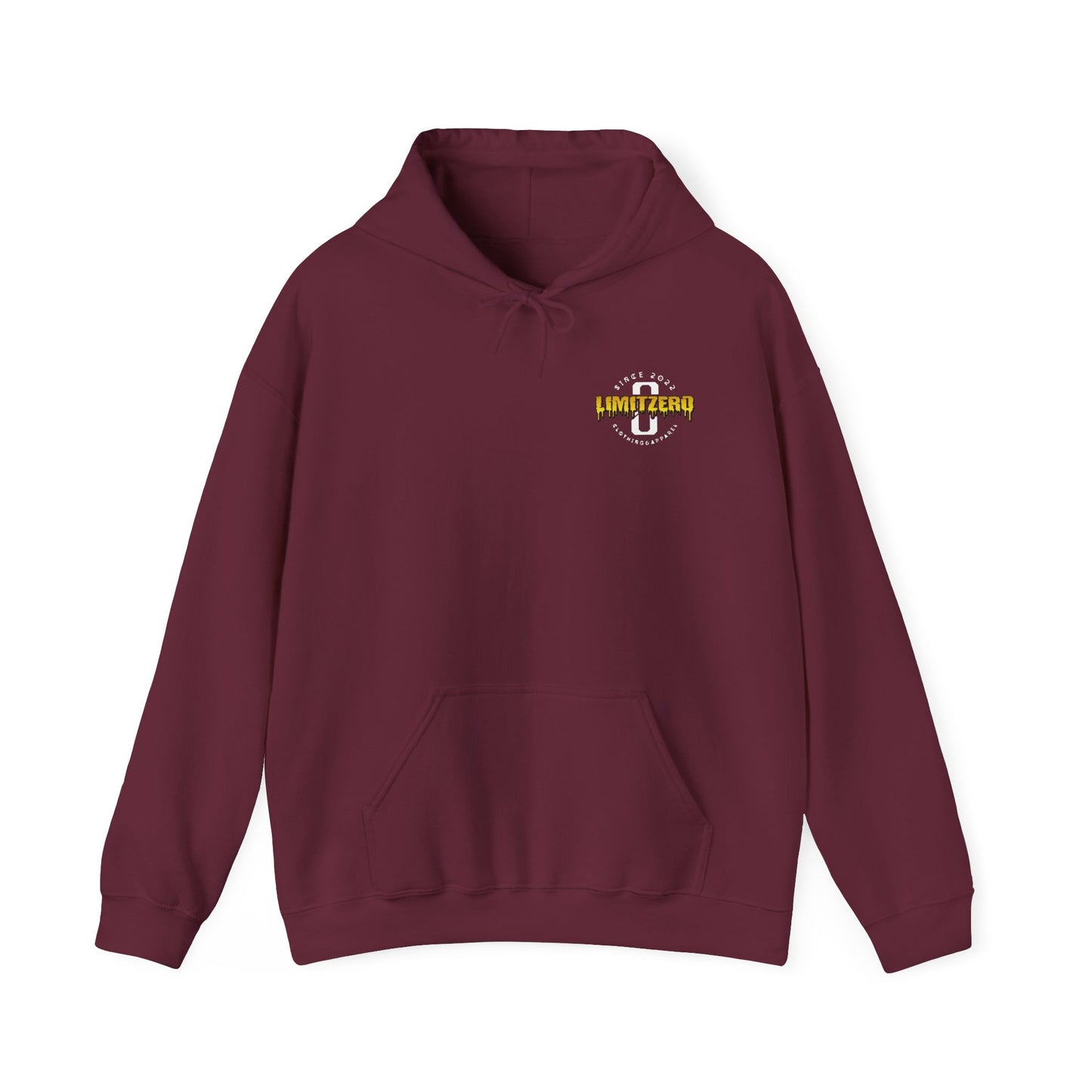 LimitZero Maroon-UltraGold-JS Heavy Blend™ Hoodie