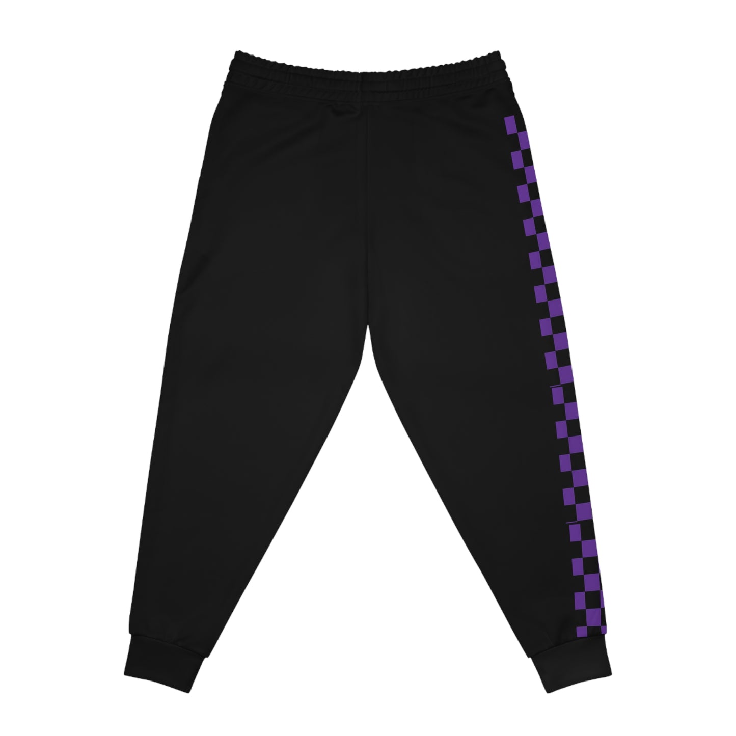 LimitZero Unisex purple Checkered Sweatpants