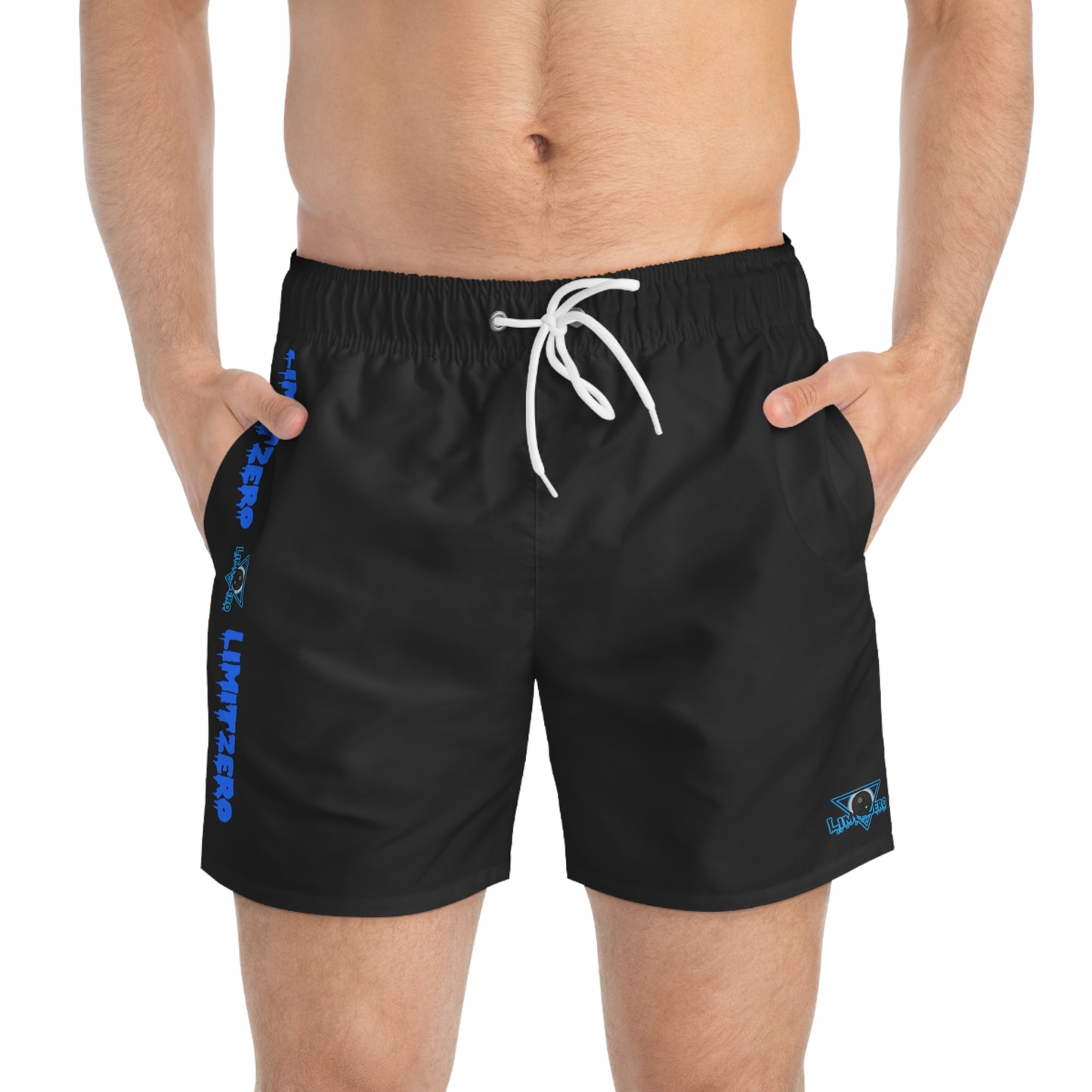 LimitZero Blue Logo Surf Shorts