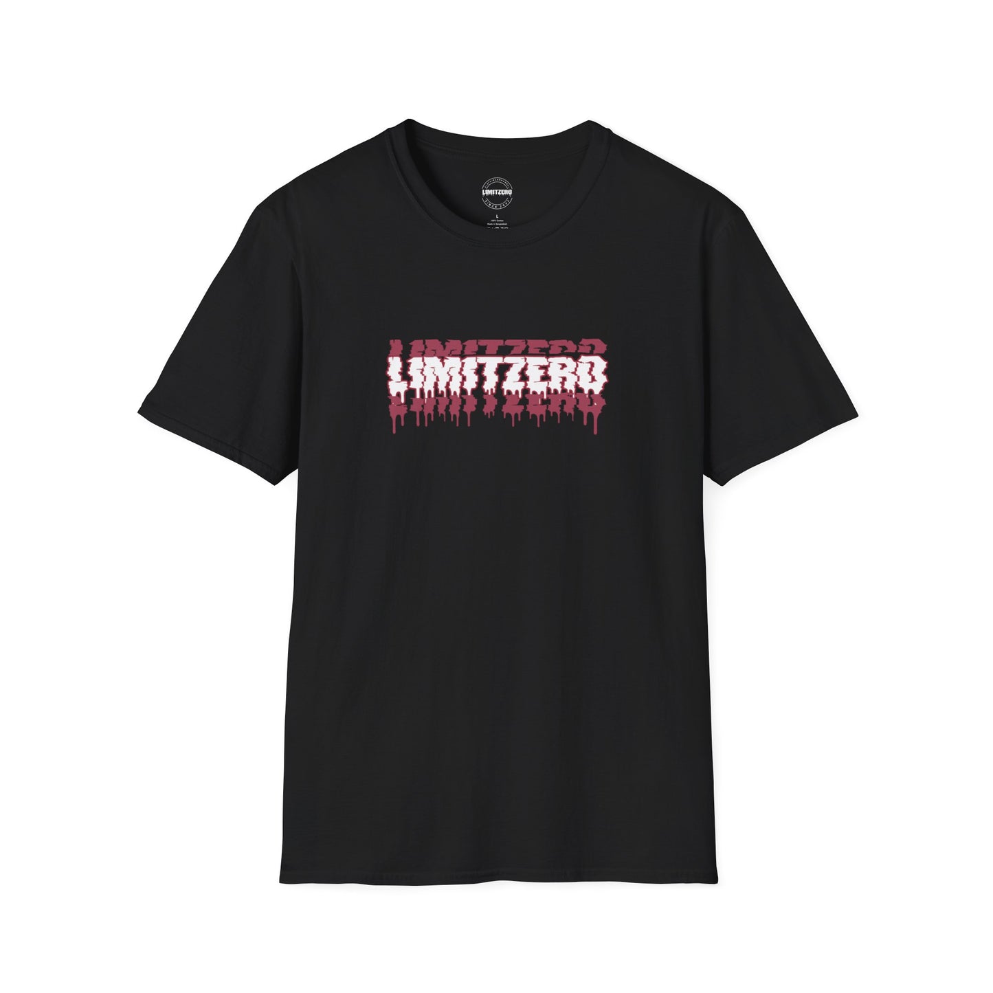 LimitZero Glitch Maroon Logo Tee (US Market)