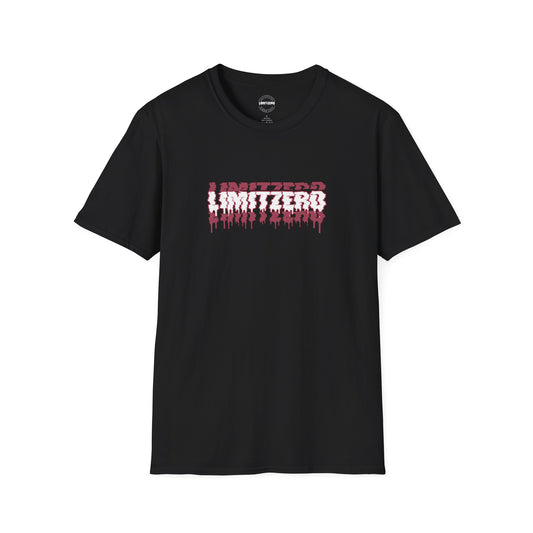 LimitZero Glitch Maroon Logo Tee (US Market)