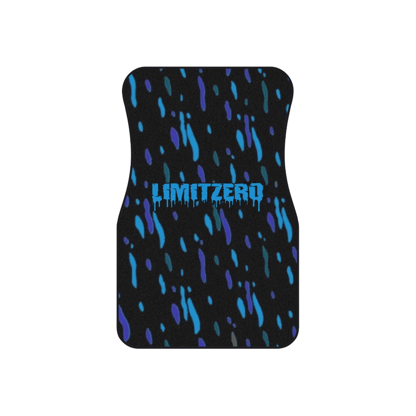 LimitZero Blue Confetti V2 Car Mats (2x Front)