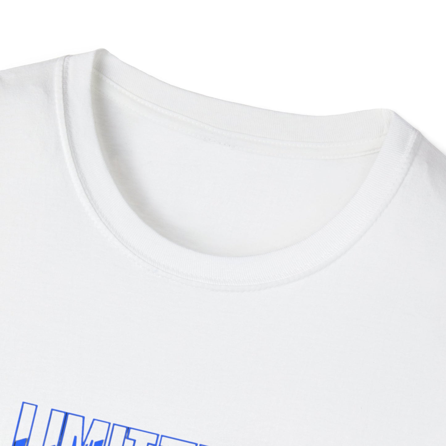 LimitZero Front Half Blue Logo Tee