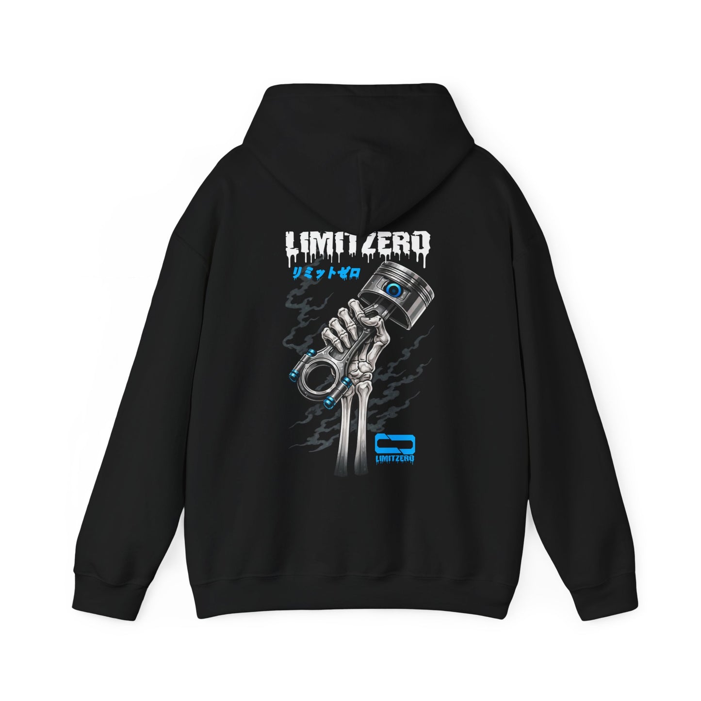 LimitZero Piston-Skull Unisex Hoodie (US Market)