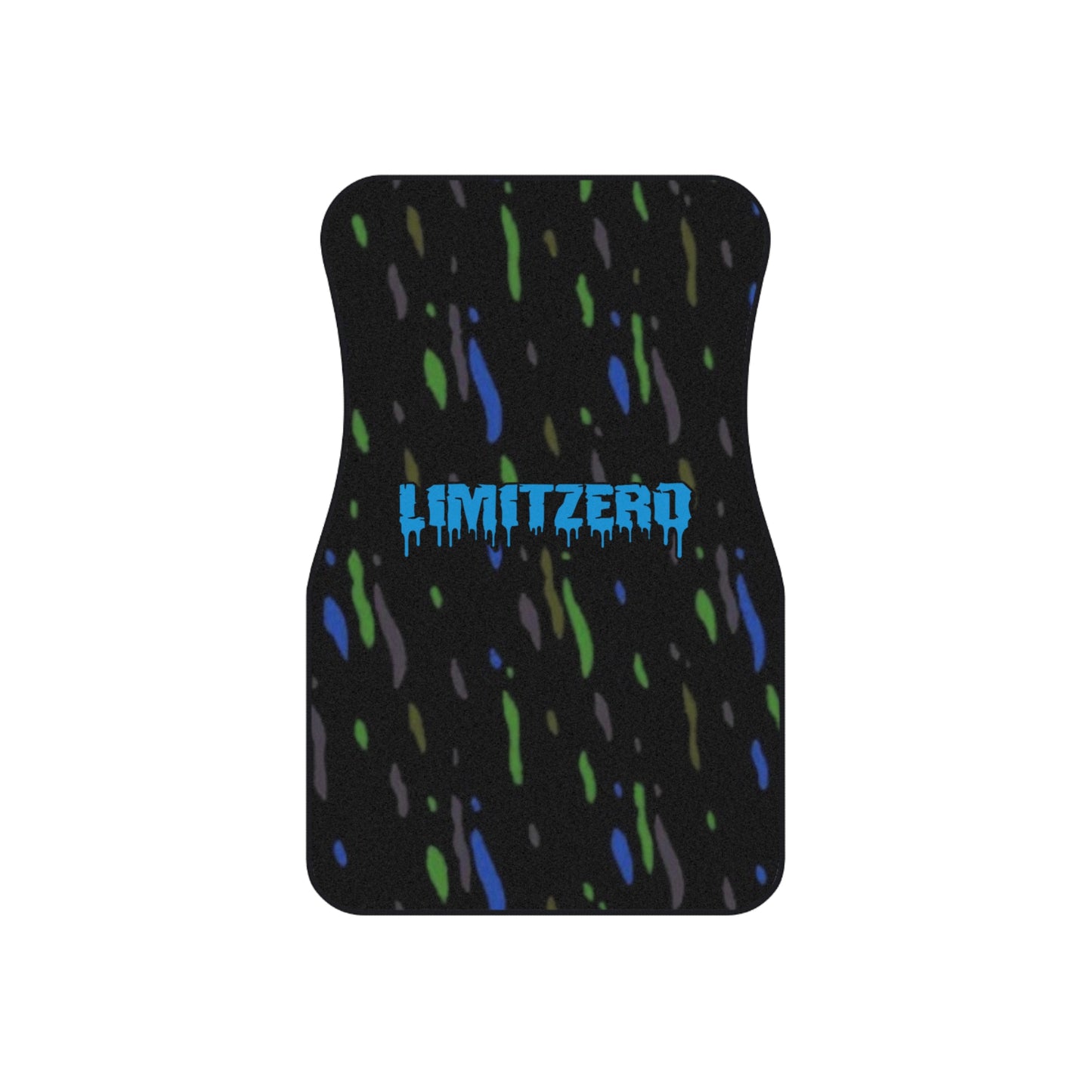 LimitZero Blue Confetti Car Mats (2x Front)