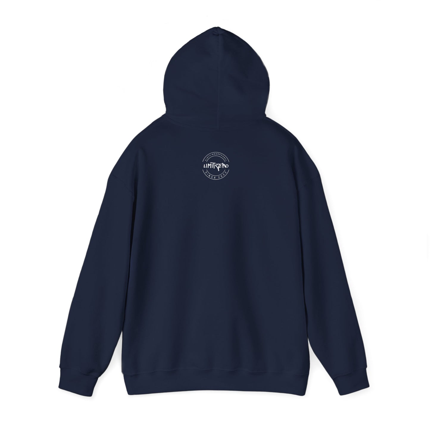 LimitZero Front Curved Drip Logo V2 Unisex Heavy Blend™ Hoodie