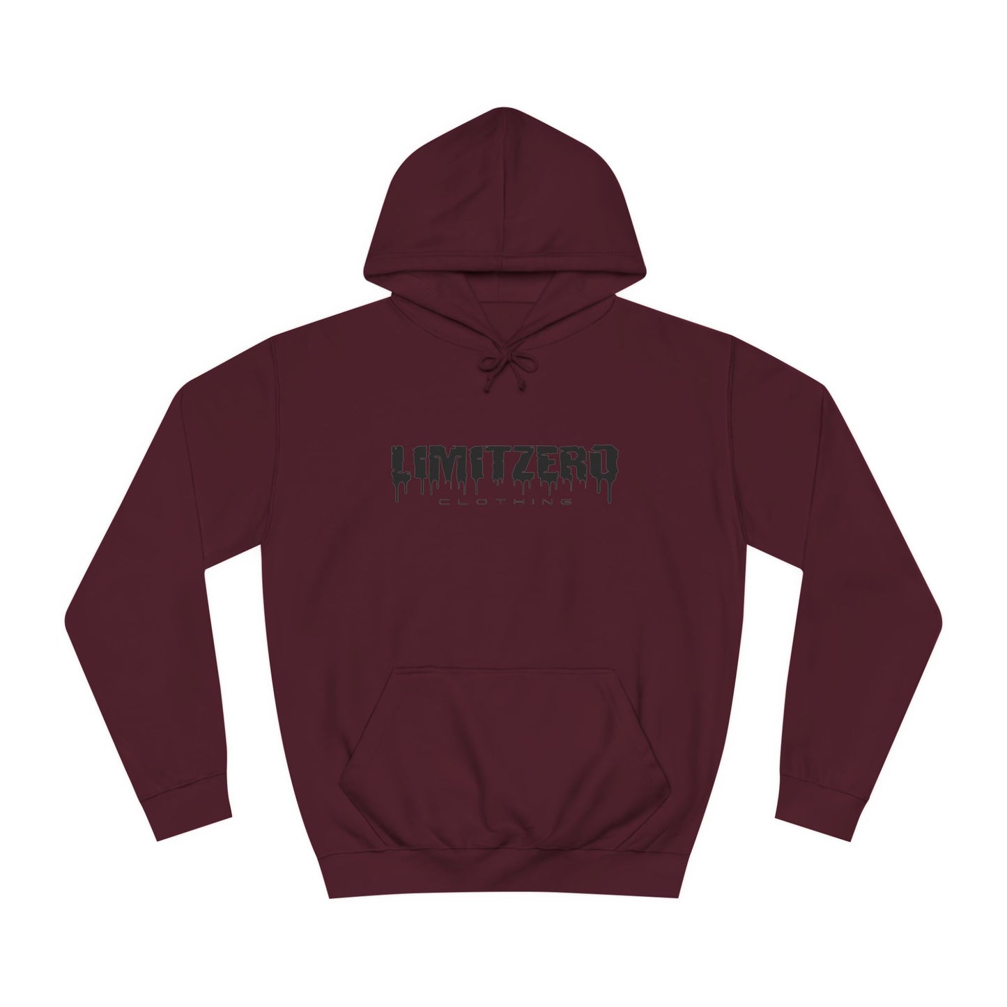 LimitZero Front Curved Drip Logo V2 Unisex Hoodie