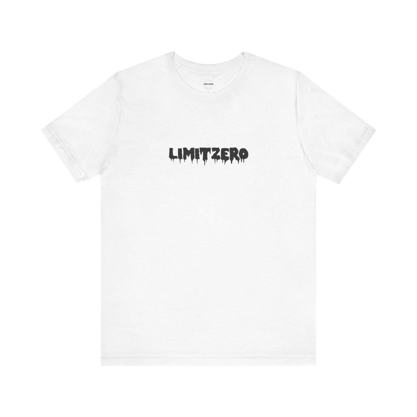 LimitZero Front Black Drip Logo Tee