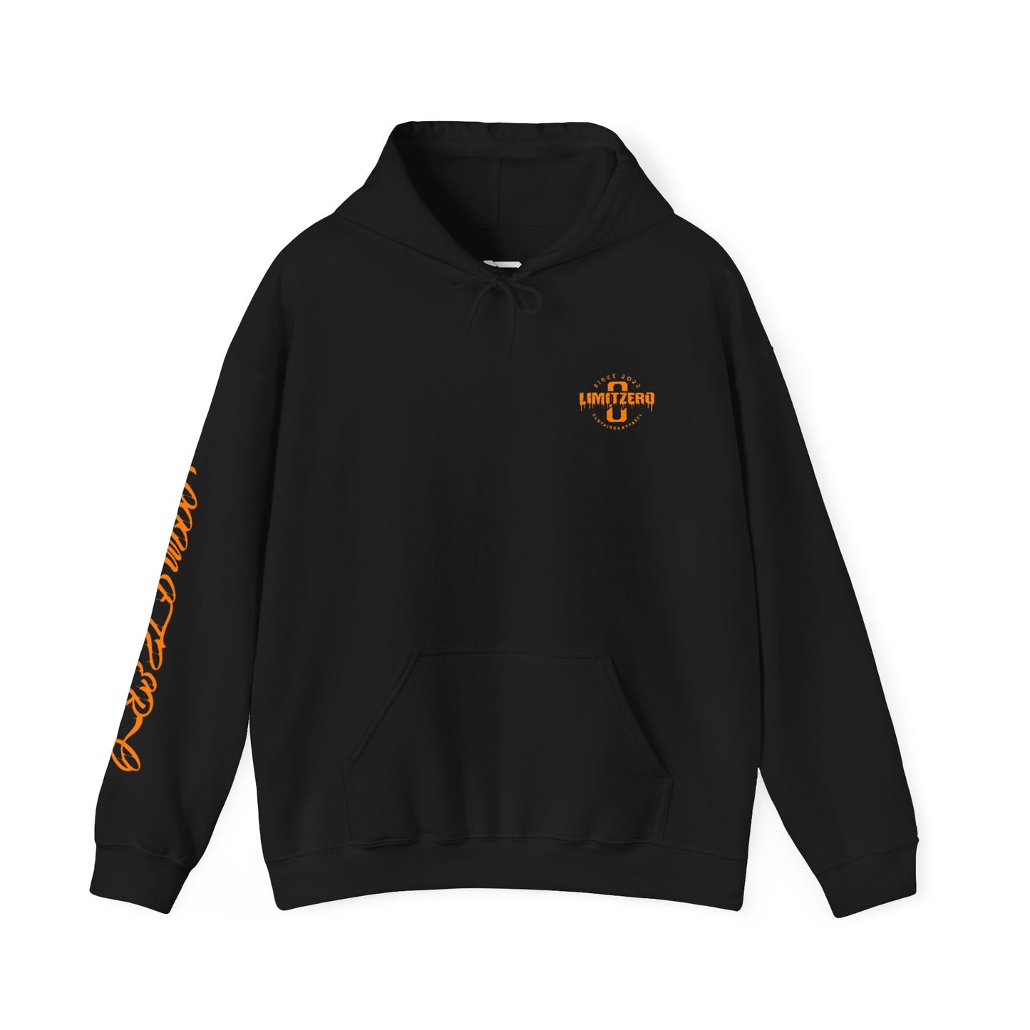 LimitZero JS-L.E Black/Orange HeavyBlend Unisex Hoodie