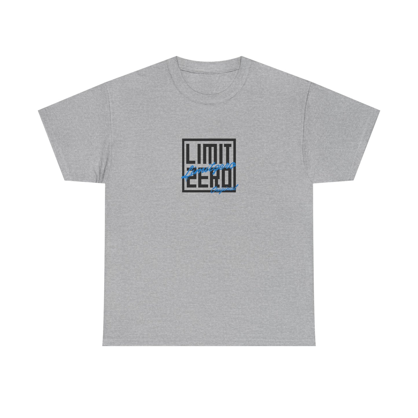 LimitZero Front Signature Box Logo Heavy Cotton Unisex Tee