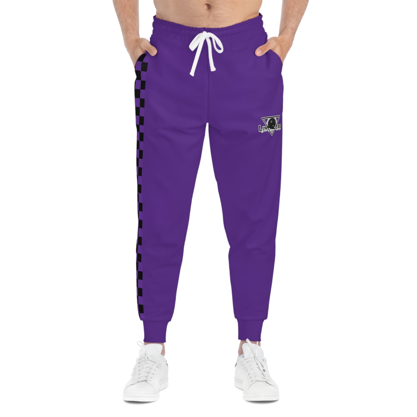 LimitZero Ultra Violet Unisex Checkered Sweatpants