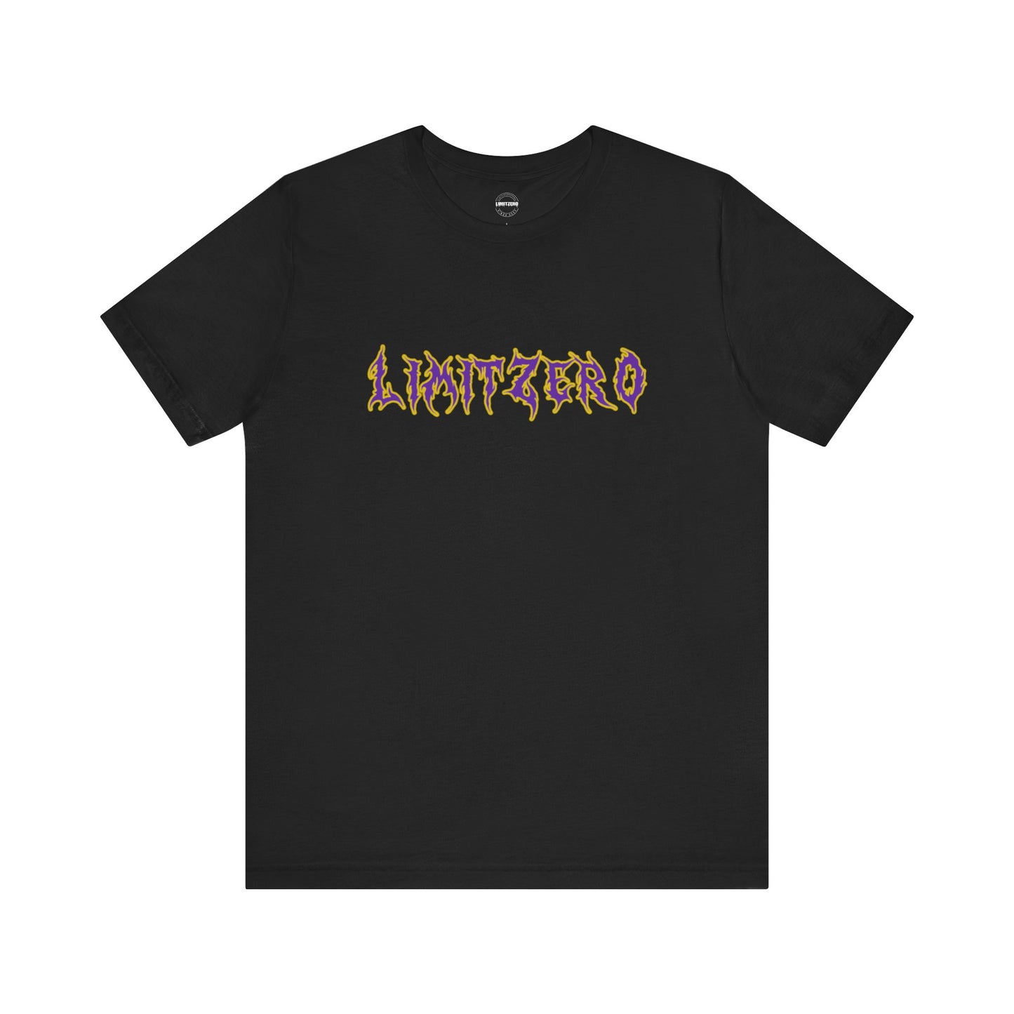 LimitZero Front Purple&Gold Logo Tee