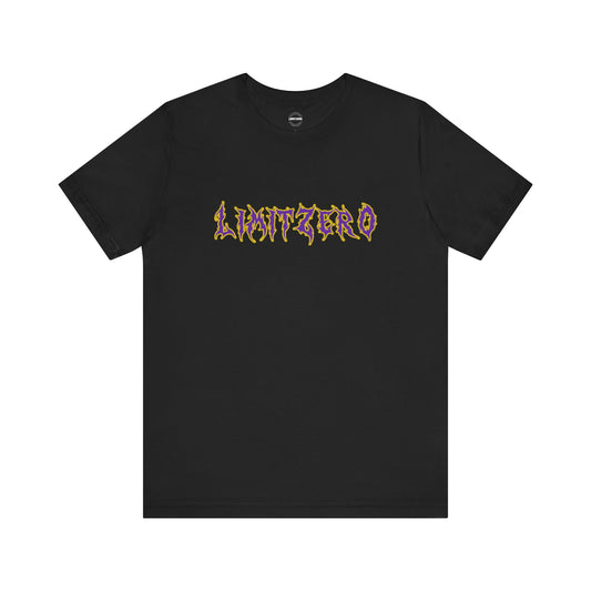 LimitZero Front Purple&Gold Logo Tee