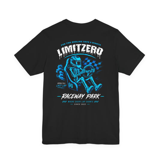 LimitZero Raceway Souvenir Blue Unisex T