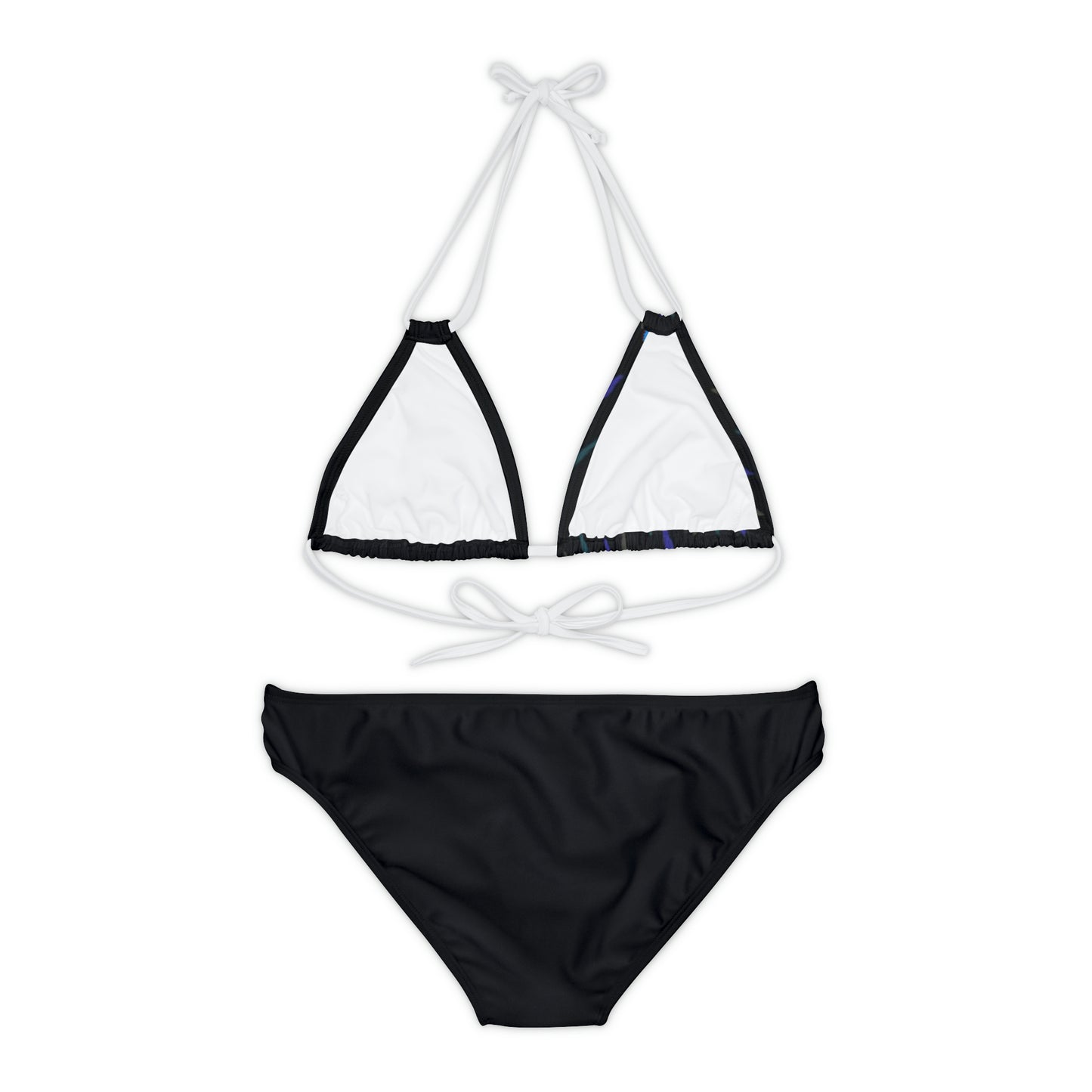 LimitZero Strap Bikini Set (Plain Bottom)