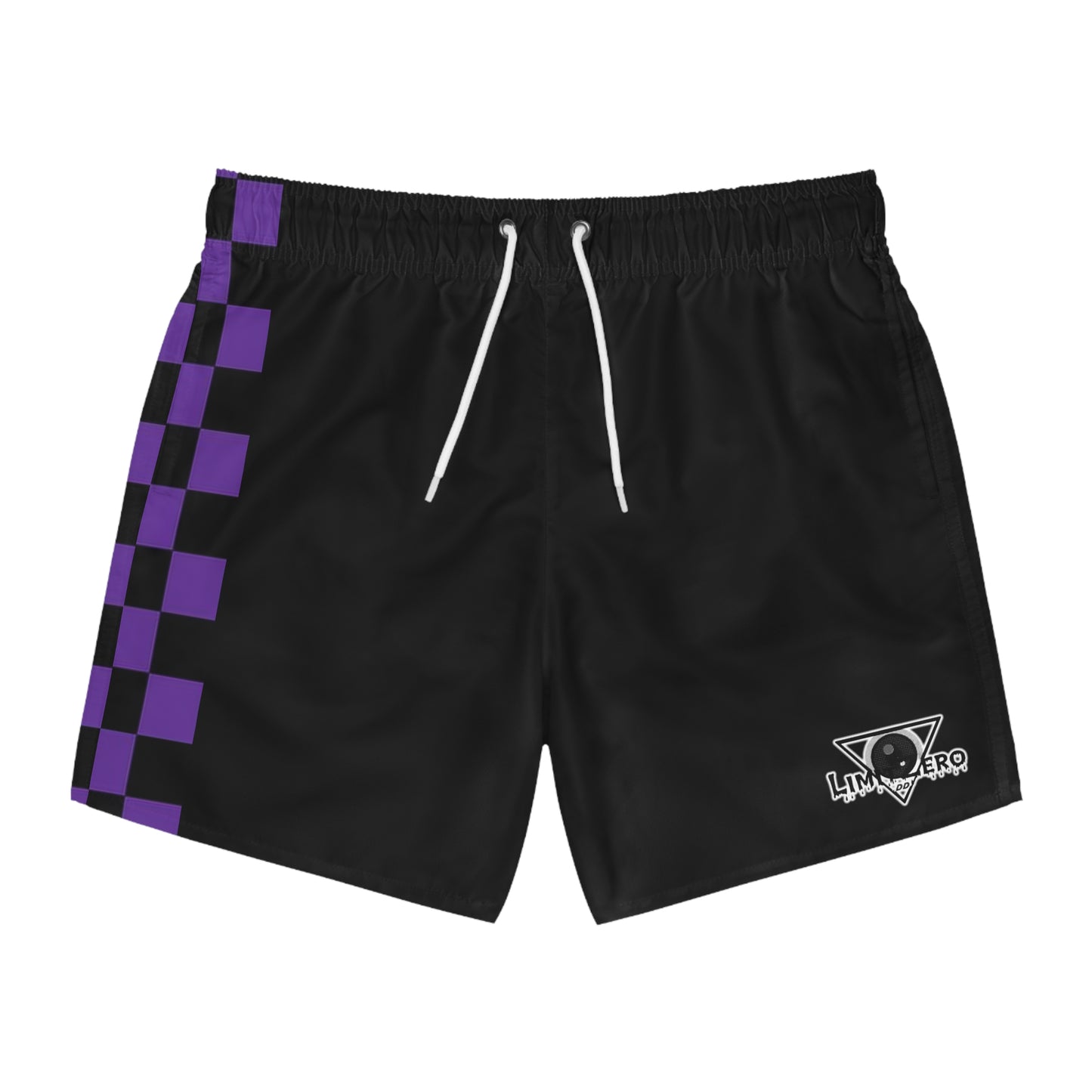 LimitZero Purple checkered Surf Shorts