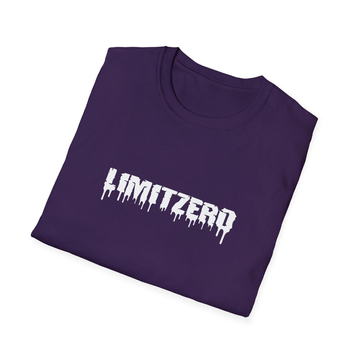 LimitZero Purple Front New Era Curved Drip Logo Tee