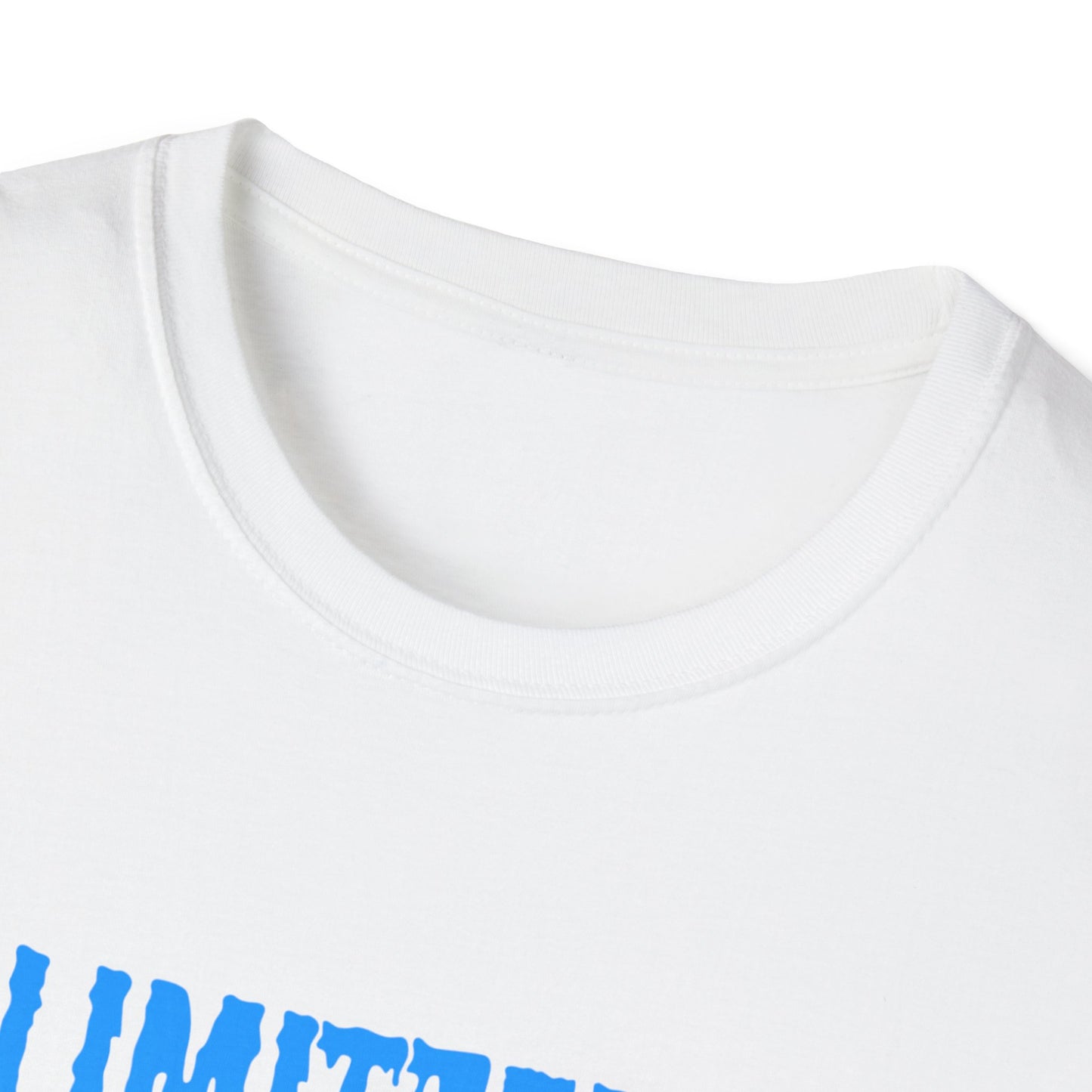 LimitZero Front Blue Cr33p Drip Logo Tee